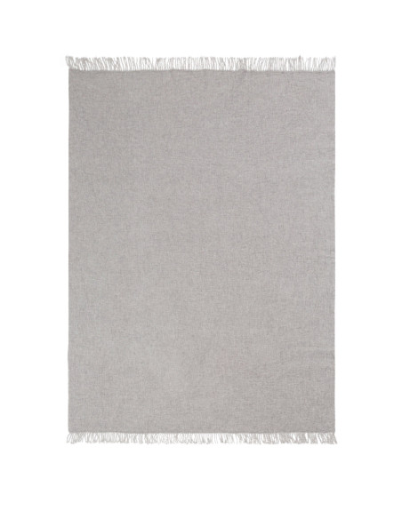 DIONISO Plaid Grigio Pura Lana Vergine extrafine