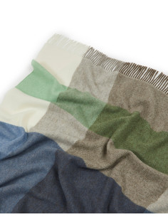 URUGUAY CHECK Plaid 100% Lana Vergine 2