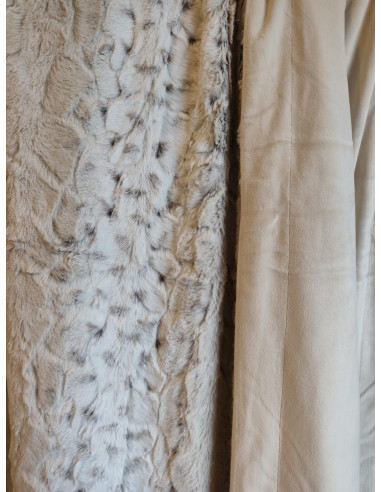 NAIROBI Plaid ecopelliccia leggero morbido