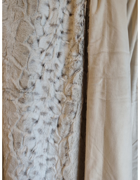 NAIROBI Plaid ecopelliccia leggero morbido