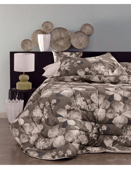 AMBRA Trapunta matrimoniale raso cotone