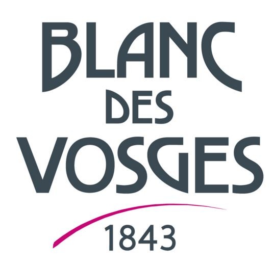 Federa rettangolare in cotone colore: Bianco Blanc des Vosges 50 x 75 cm 
